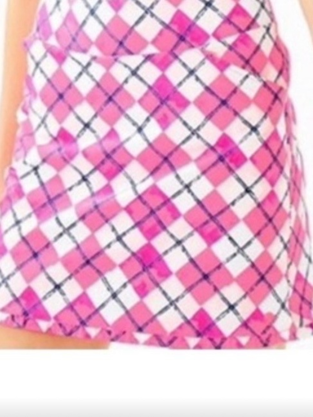 Lilly Pulitzer Pink Plaid Skort